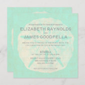  uitnodiging tot weduwschap met een dollar en een  (Voorkant / Achterkant)