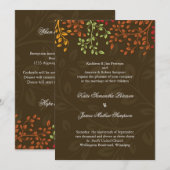 Uitnodiging tot weduwschap met een flinke kogel (Voorkant / Achterkant)