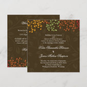 Uitnodiging tot weduwschap met een flinke kogel (Voorkant / Achterkant)