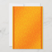 Uitnodiging tot weduwschap met Elegant Fall Leaves (Achterkant)