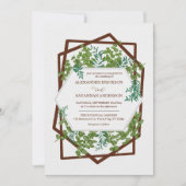 Uitnodiging tot weduwschap met eucalyptus (Voorkant)