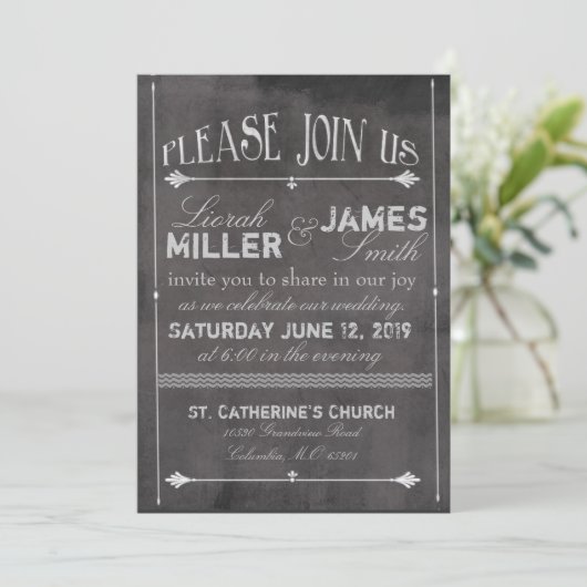 Uitnodiging tot weduwschap met ouderwetse belijder (Staand voorkant)