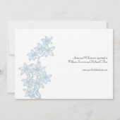 Uitnodiging tot weduwschap met Peacock (Achterkant)