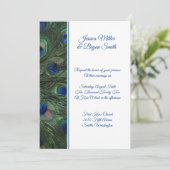 Uitnodiging tot weduwschap met Peacock (Staand voorkant)