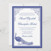 Uitnodiging tot weduwschap met Peacock (Voorkant)