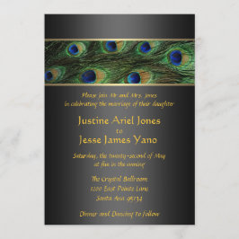 Uitnodiging tot weduwschap met Peacock