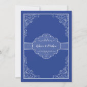 Uitnodiging tot weduwschap met Peacock (Achterkant)