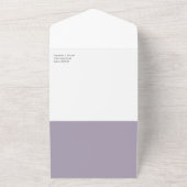 Uitnodiging tot weduwschap met QR-code RSVP (Buitenkant)