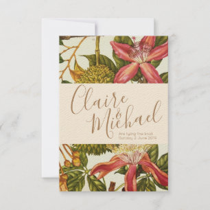 uitnodiging tot weduwschap met Rode Passie