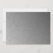 Uitnodiging tot weduwschap met Rozen (Achterkant)