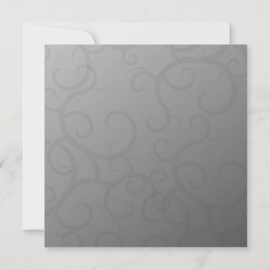 Uitnodiging tot weduwschap met Rozen (Achterkant)