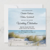 Uitnodiging tot weduwschap of weddenschap op kustl (Voorkant)