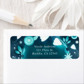 Uitnodiging tot weduwschap op de nachtvloer etiket (Insitu)