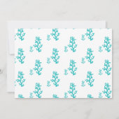 Uitnodiging tot weduwschap op het strand van Turqu (Achterkant)