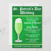 Uitnodiging tot weduwschap op St. Patrick's Day (Voorkant)