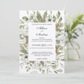 Uitnodiging tot weduwschap over bosbouw (Staand voorkant)