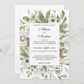 Uitnodiging tot weduwschap over bosbouw (Voorkant / Achterkant)