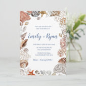 Uitnodiging tot weduwschap over kustzeekust (Staand voorkant)