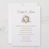 uitnodiging tot weduwschap over Rozen (Voorkant)