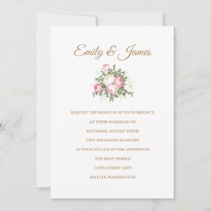  uitnodiging tot weduwschap over Rozen