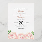  uitnodiging tot weduwschap over Rozen (Voorkant)