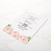  uitnodiging tot weduwschap over Rozen (Gedraaid)