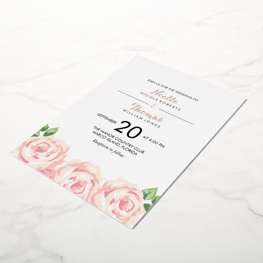  uitnodiging tot weduwschap over Rozen (Gedraaid)