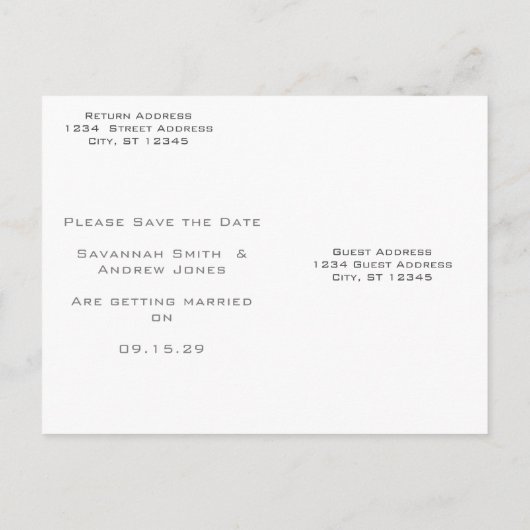 uitnodiging tot weduwschap over Tortelduifjes (Achterkant)