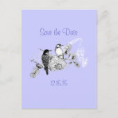  uitnodiging tot weduwschap over Tortelduifjes (Voorkant)