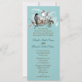  uitnodiging tot weduwschap over Tortelduifjes (Voorkant)