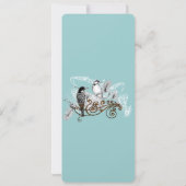  uitnodiging tot weduwschap over Tortelduifjes (Achterkant)