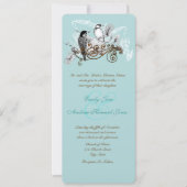  uitnodiging tot weduwschap over Tortelduifjes (Voorkant)