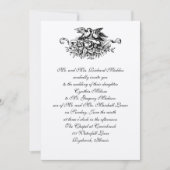  uitnodiging tot weduwschap over Tortelduifjes (Voorkant)