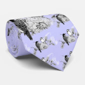 uitnodiging tot weduwschap over Tortelduifjes Stropdas (Opgerold)