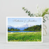 Uitnodiging tot weduwschap over Uitzichten in het  (Staand voorkant)