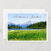 Uitnodiging tot weduwschap over Uitzichten in het  (Voorkant / Achterkant)