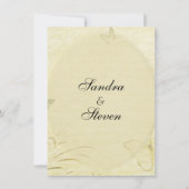  uitnodiging tot weduwschap rond de Butterfly (Achterkant)