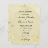 uitnodiging tot weduwschap rond de Butterfly (Voorkant / Achterkant)