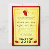  uitnodiging tot weduwschap rond rode wijn (Voorkant)