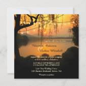 Uitnodiging tot weduwschap rond Sunset Lake Uitzic (Voorkant)