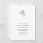 Uitnodiging tot weduwschap tijdens de Olijfbomen | (Voorkant)