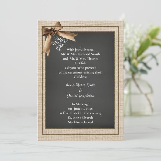 Uitnodiging tot weduwschap tussen buurlanden in Oo (Staand voorkant)