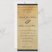  uitnodiging tot weduwschap tussen de Japanse parc (Achterkant)