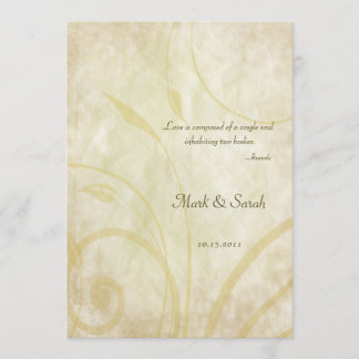  uitnodiging tot weduwschap tussen de partners