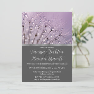 Uitnodiging tot weduwschap tussen Lavender Raindro