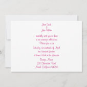 Uitnodiging tot weduwschap tussen Rozen (Achterkant)