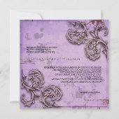  uitnodiging tot weduwschap tussen Tortelduifjes (Achterkant)