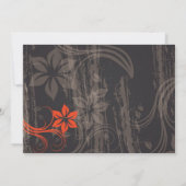 Uitnodiging tot weduwschap tussen zwarte en rode F (Achterkant)