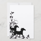 Uitnodiging tot weduwschap tussen zwarte en witte (Achterkant)