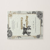 Uitnodiging tot weduwschap van Calaveras (Lesbian) Legpuzzel (Horizontaal)